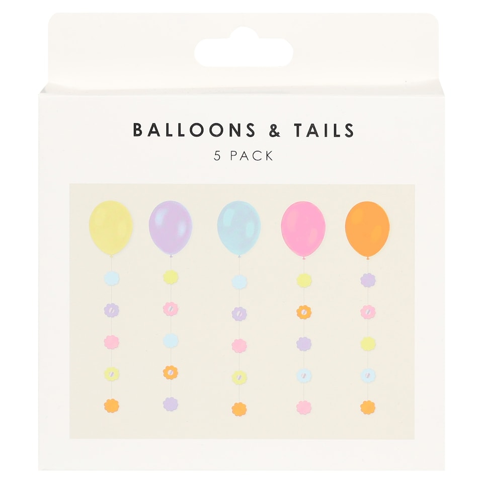 Table Fun Balloons Ombre 5pk