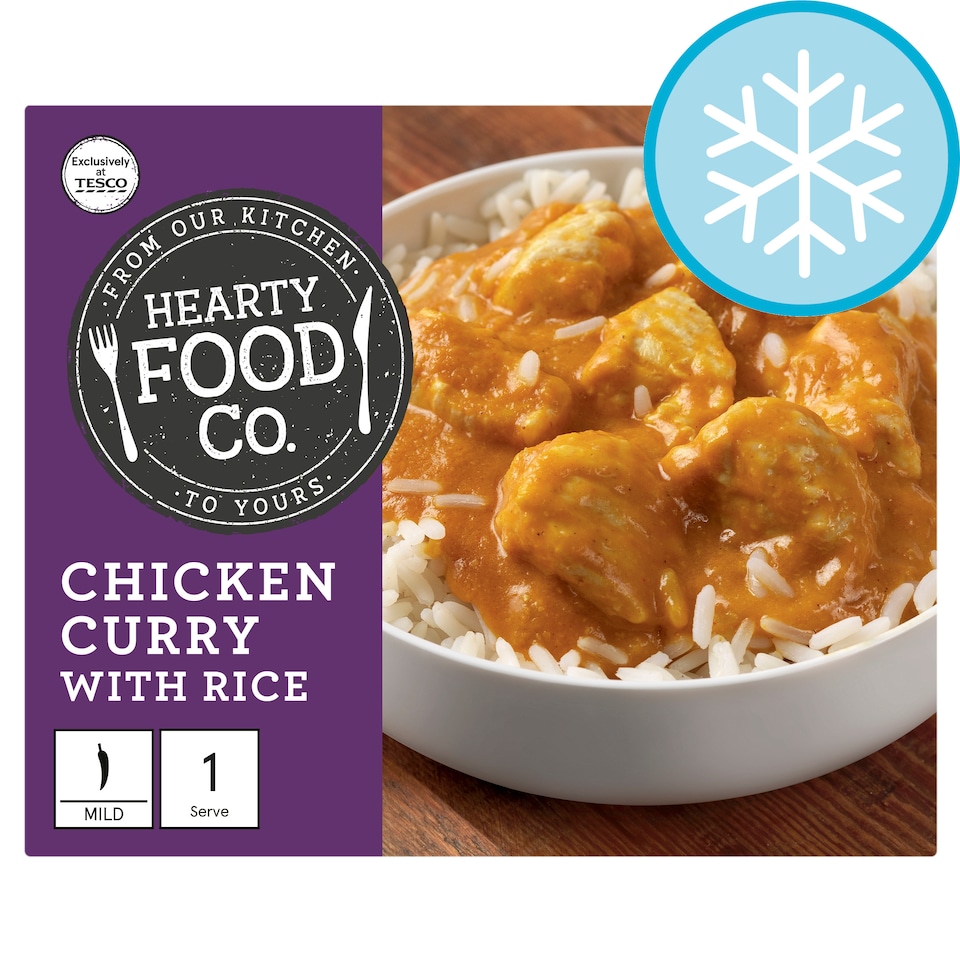 Hearty Food Co. Chicken Curry With Rice 400G