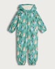 image 4 of Bluey Hooded Fleece Lined Puddlesuit  in Green