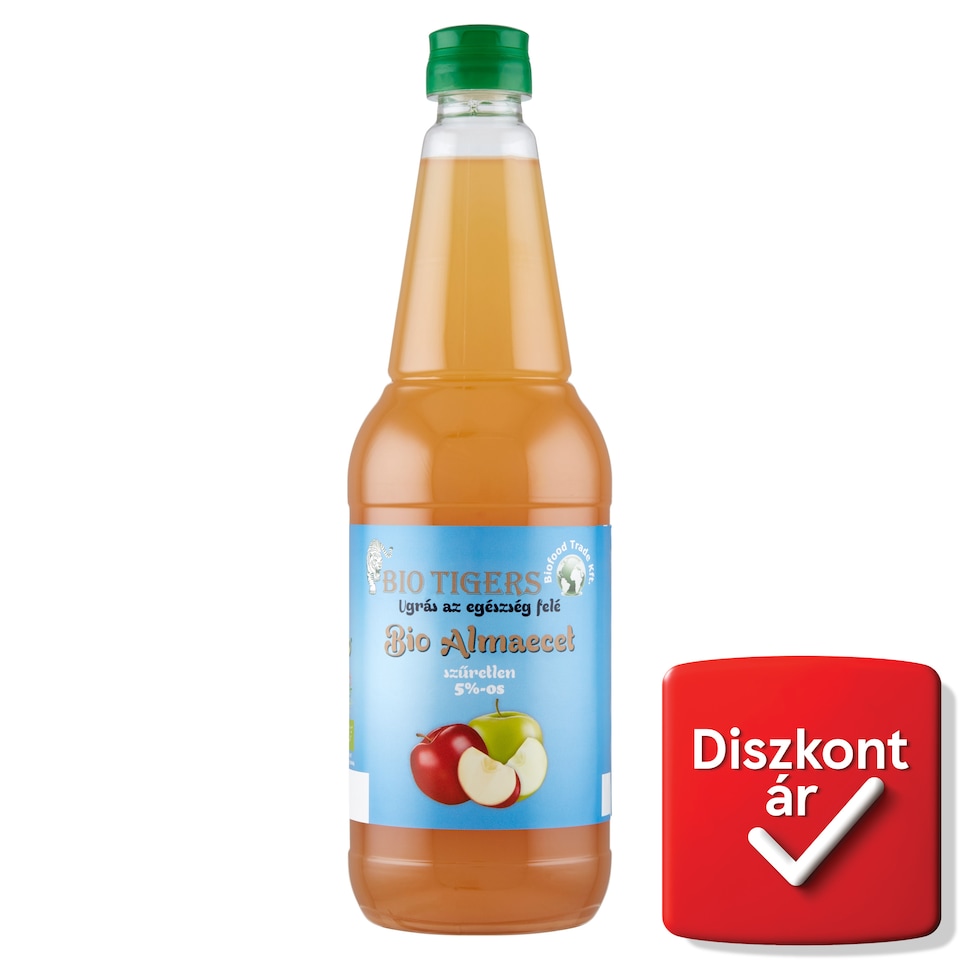 image 1 of Bio Tigers Unfiltered 5% Organic Apple Vinegar 750 ml