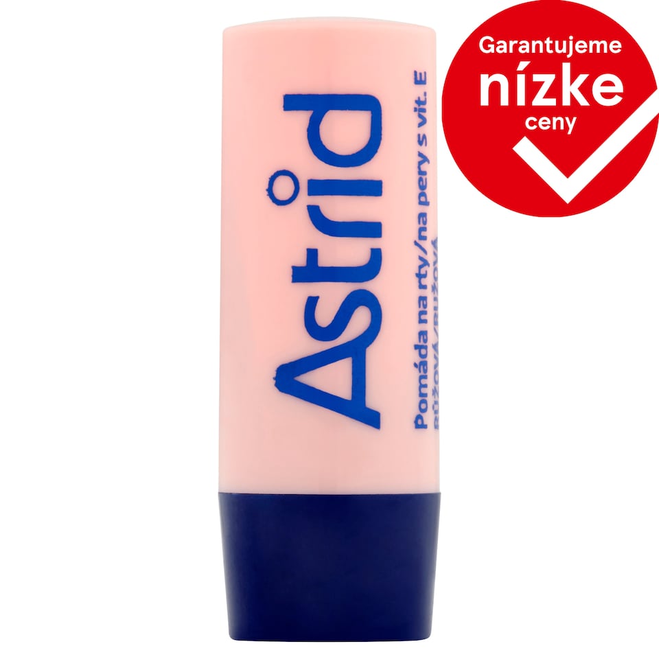 Astrid Pomáda na pery s vit. E ružová 3 g