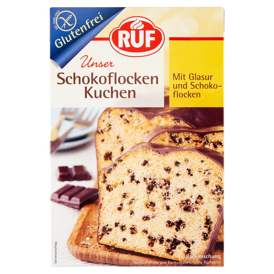 RUF Gluten-Free Cake Mix with Chocolate Pieces 455 g
