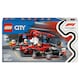 LEGO City 60443 F1-es boxutca és személyzet, Ferrari autóval  1. kép