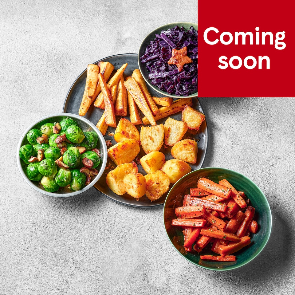 63. Tesco Finest Prepared Vegetable Selection 2.2kg (Serves 6)