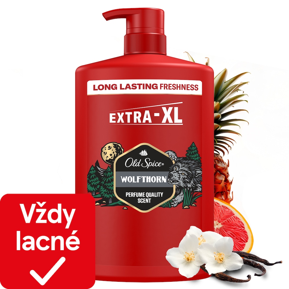 obrázok 1 z Old Spice Wolfthorn 3 V 1 Sprchový Gél A Šampón Pre Mužov 1000ml
