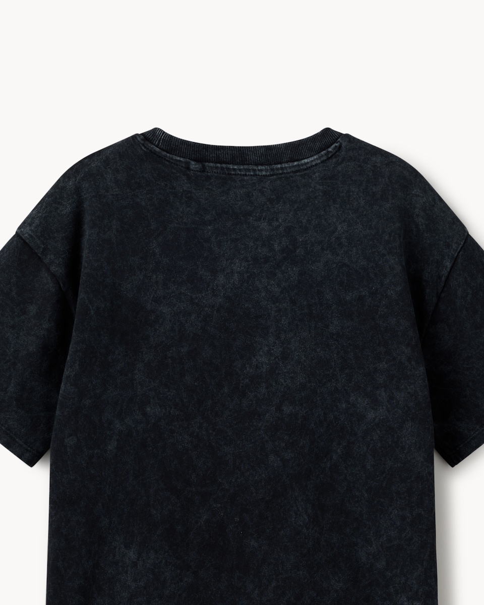image 1 of Jennie Ruby Pure Cotton T-Shirt in Black