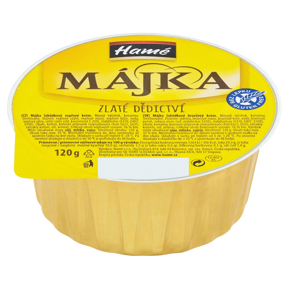 Hamé Májka Delicate Pork Cream 120g