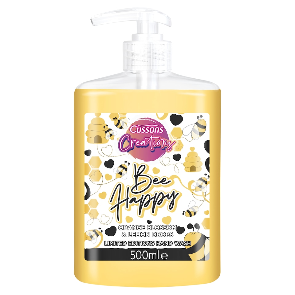 image 1 of Cussons Creations Bee Happy Orange & Lemon Handwash 500Ml