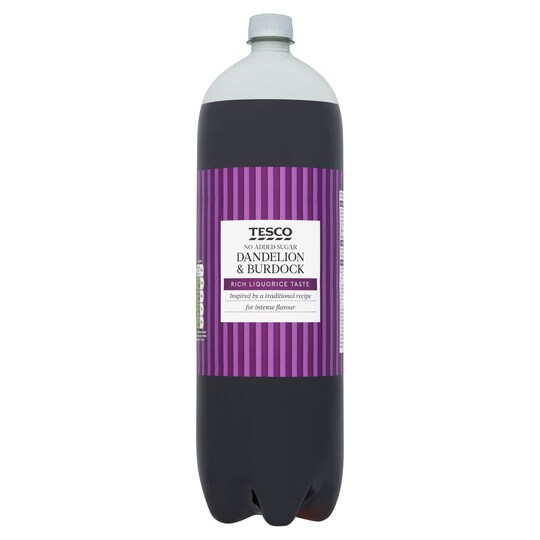 Tesco No Added Sugar Dandelion And Burdock 2L Bottle