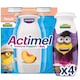 image 1 of Actimel Kids Peach Immunity Yoghurt Drink Multipack 4x100g