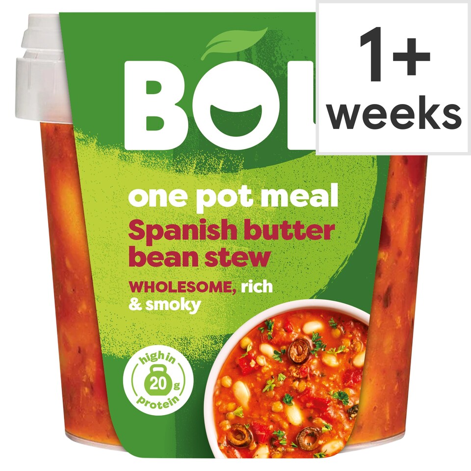 Bol Spanish Smoky Butter Bean Stew Power Pot 450G Tesco Groceries