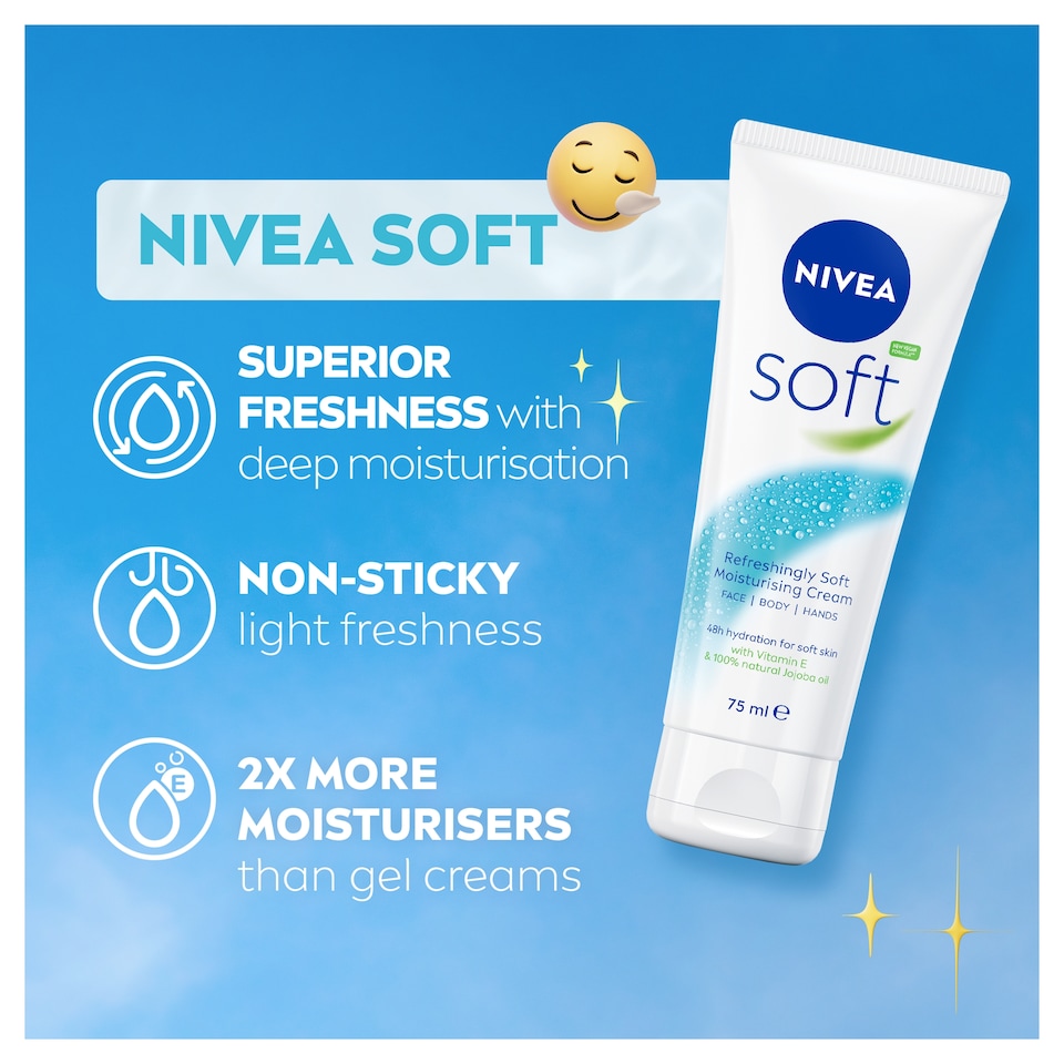 image 1 of NIVEA Soft Moisturiser 75ml