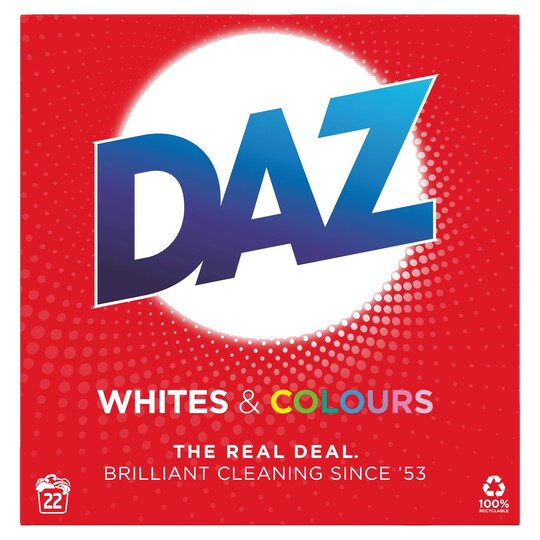Daz Powder Regular 1.43Kg 22 Wash Tesco Groceries
