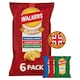 image 3 of Walkers Classic Variety Multipack Crisps 6x25g