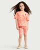 image 3 of Disney Moana 2-Piece Cotton Rich T-Shirt and Cycling Shorts Set in Coral