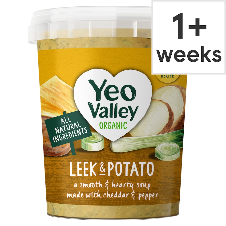 Yeo Valley Organic Leek Potato Cheddar Soup 400G
