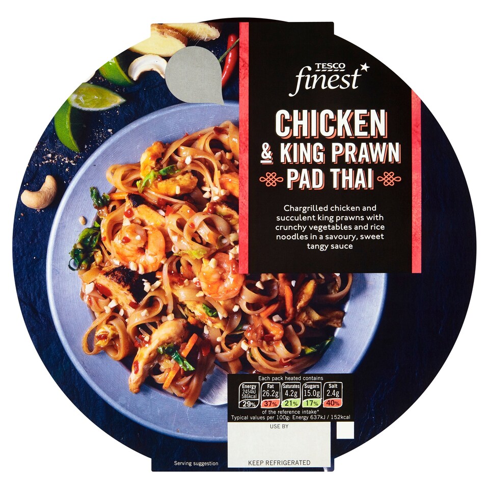 Tesco Finest Chicken & Prawn Pad Thai 410g