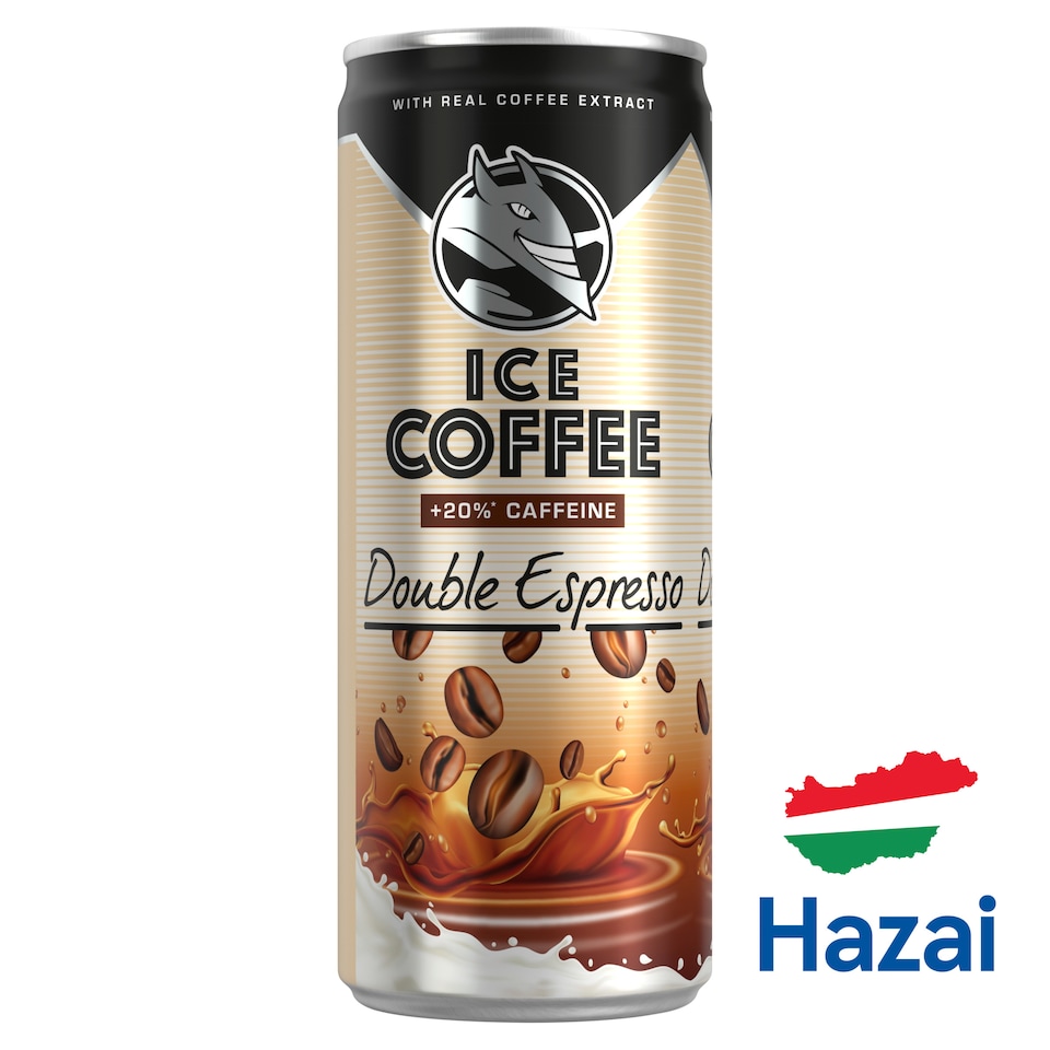 image 1 of Ice Coffee Double Espresso UHT Drink with Milk and Coffee Extract 250 ml