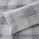 image 5 of Silentnight Supersoft Check Duvet Set Double 