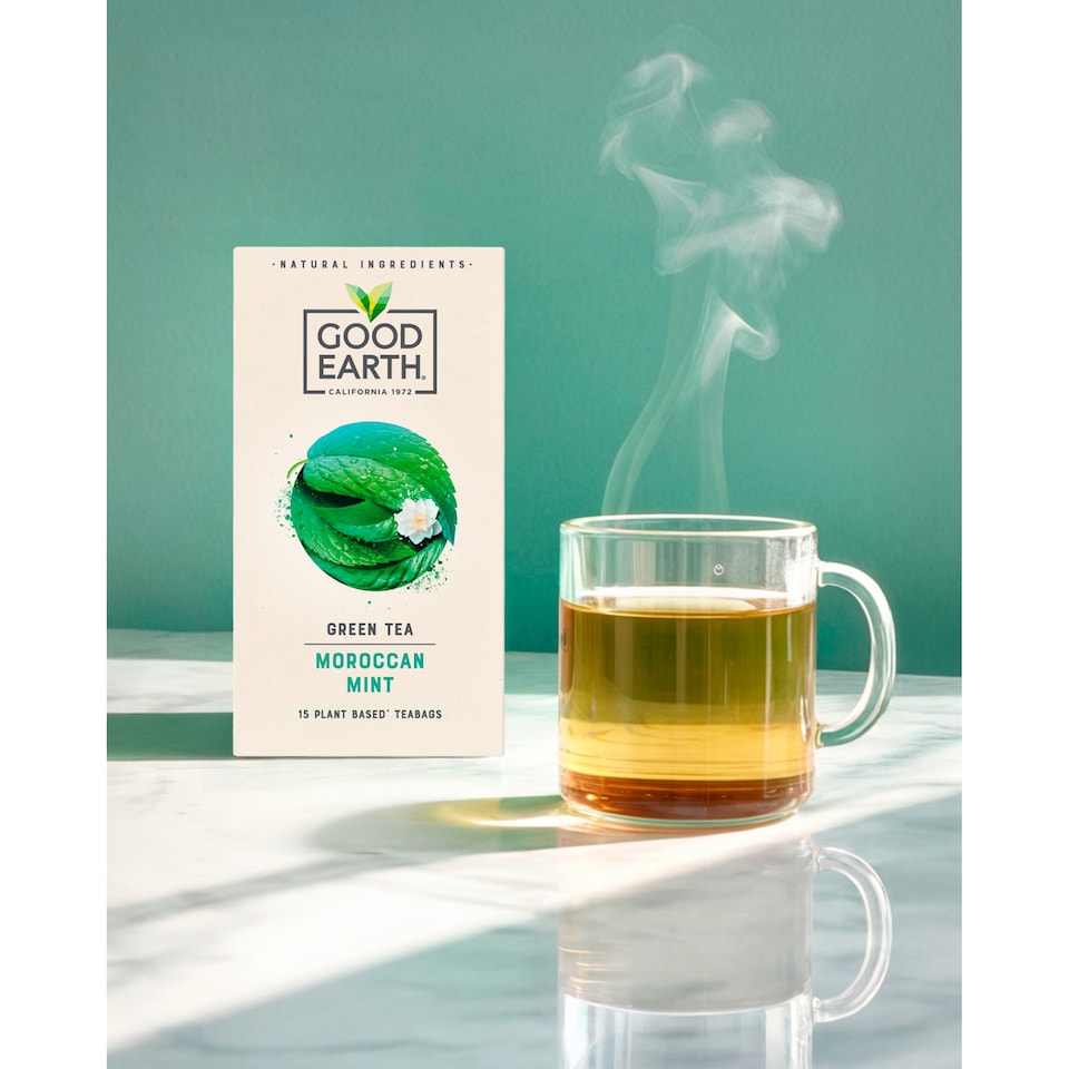 image 1 of Good Earth Green Tea Moroccan Mint 15 Tea Bags 27g