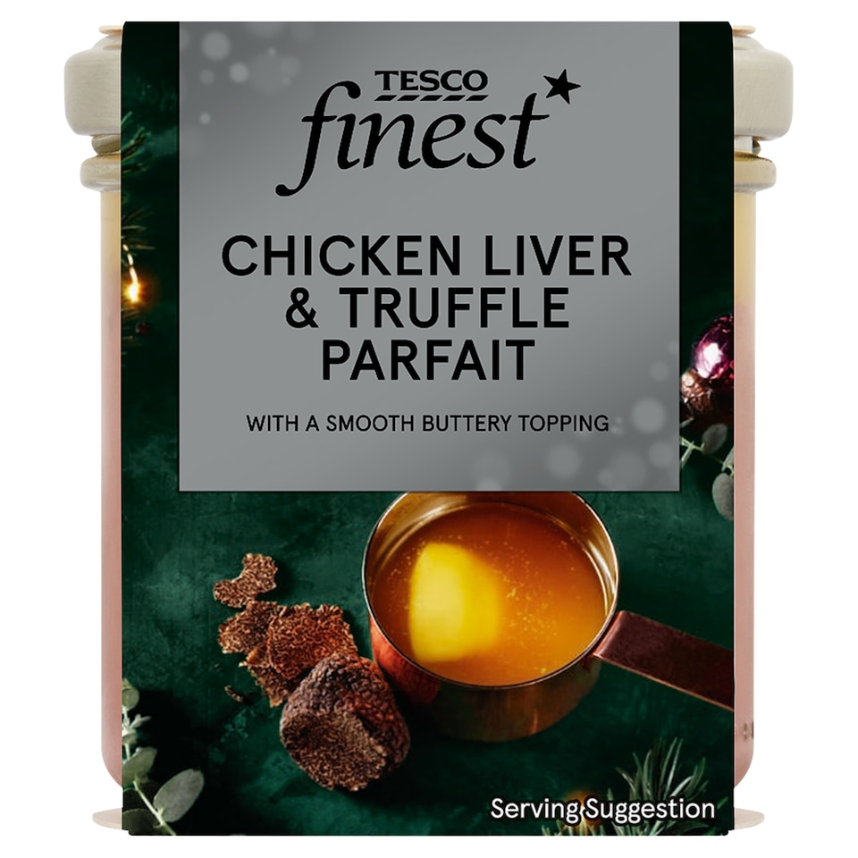 Tesco Finest Chicken Liver and Truffle Parfait 125g