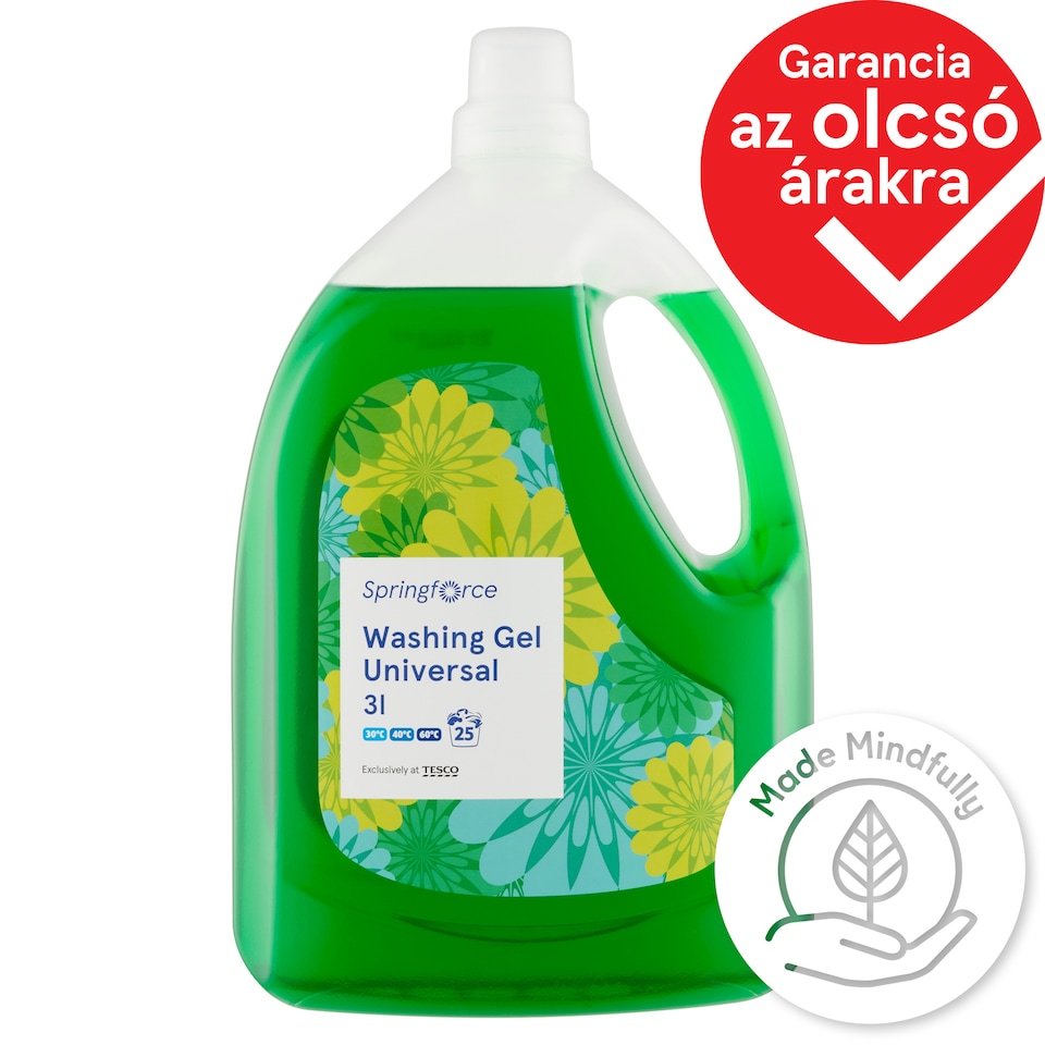 Springforce univerzális mosógél 25 mosás 3 l
