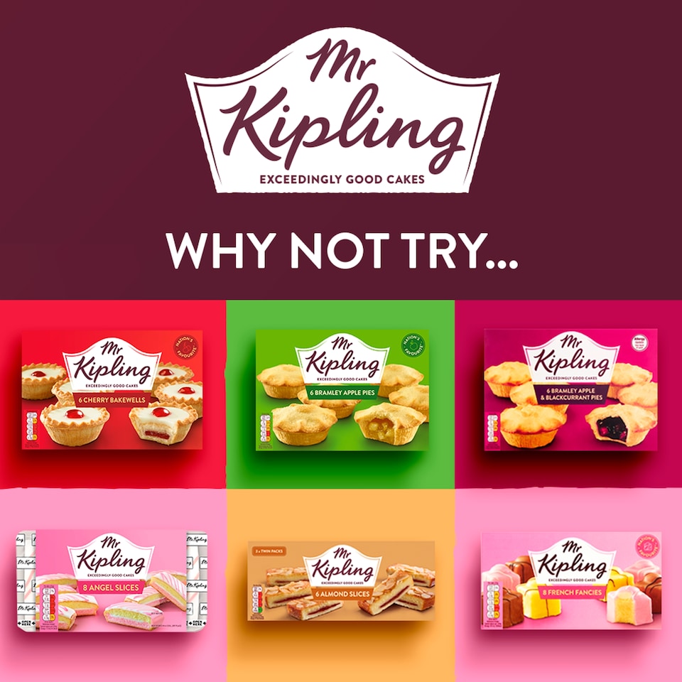 image 1 of Mr Kipling Bramley Apple & Blackcurrant Pies 6 Pack