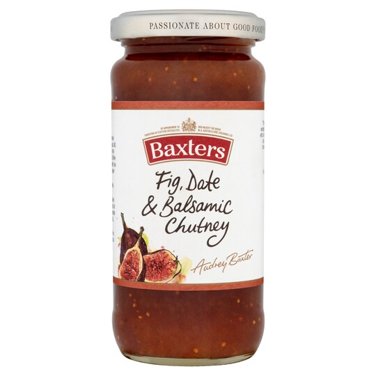 Baxters Fig Date& Balsamic Chutney 240G Tesco Groceries