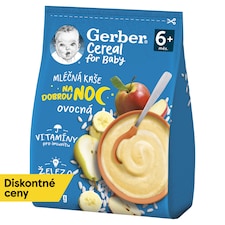 GERBER Cereal mliečna kaša ovocná Dobrú noc 230 g
