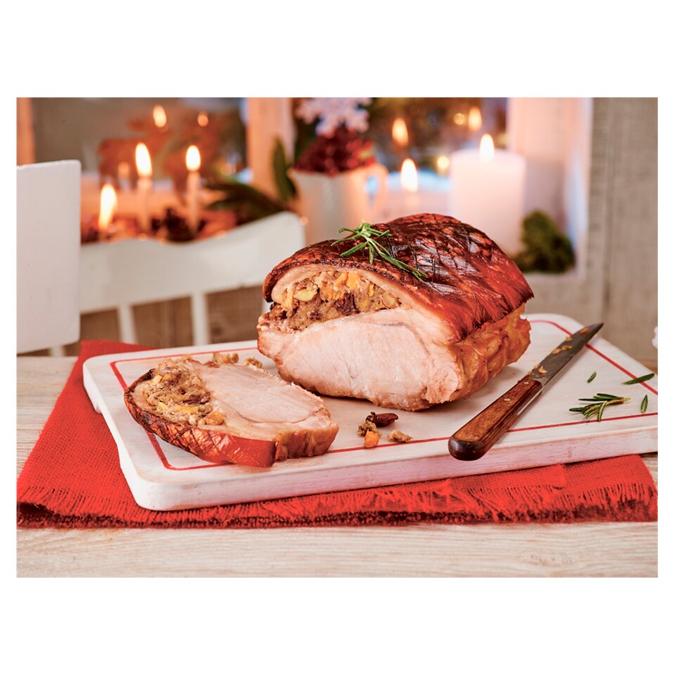 Tesco Finest Pork Loin Joint Apricot C/Bery 1.4-1.8Kg