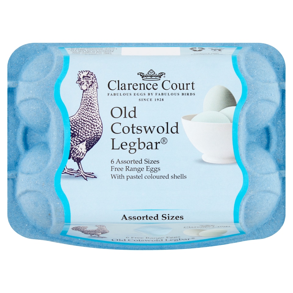 Clarence Court Old Cotswold Free Range Eggs 6 Pack