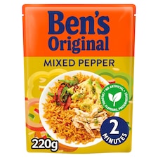 Ben's Original Mixed Pepper Microwave Rice 220g