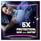 image 2 of Always Platinum Secure Night 12 Sanitary Pads With Wings Size 4