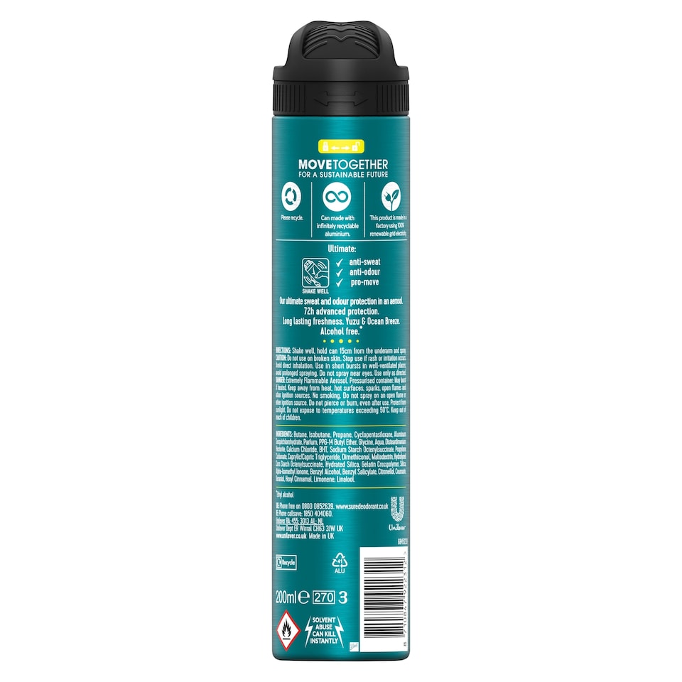 image 1 of Sure Men Advance Protection Extreme Fresh 200Ml