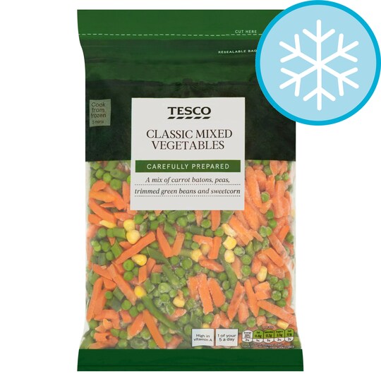 Tesco Mixed Vegetables 1Kg Tesco Groceries