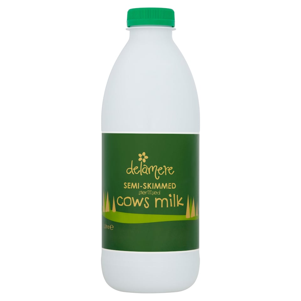 Delamere Dairy Sterilised Semi-Skimmed Milk 1 Litre