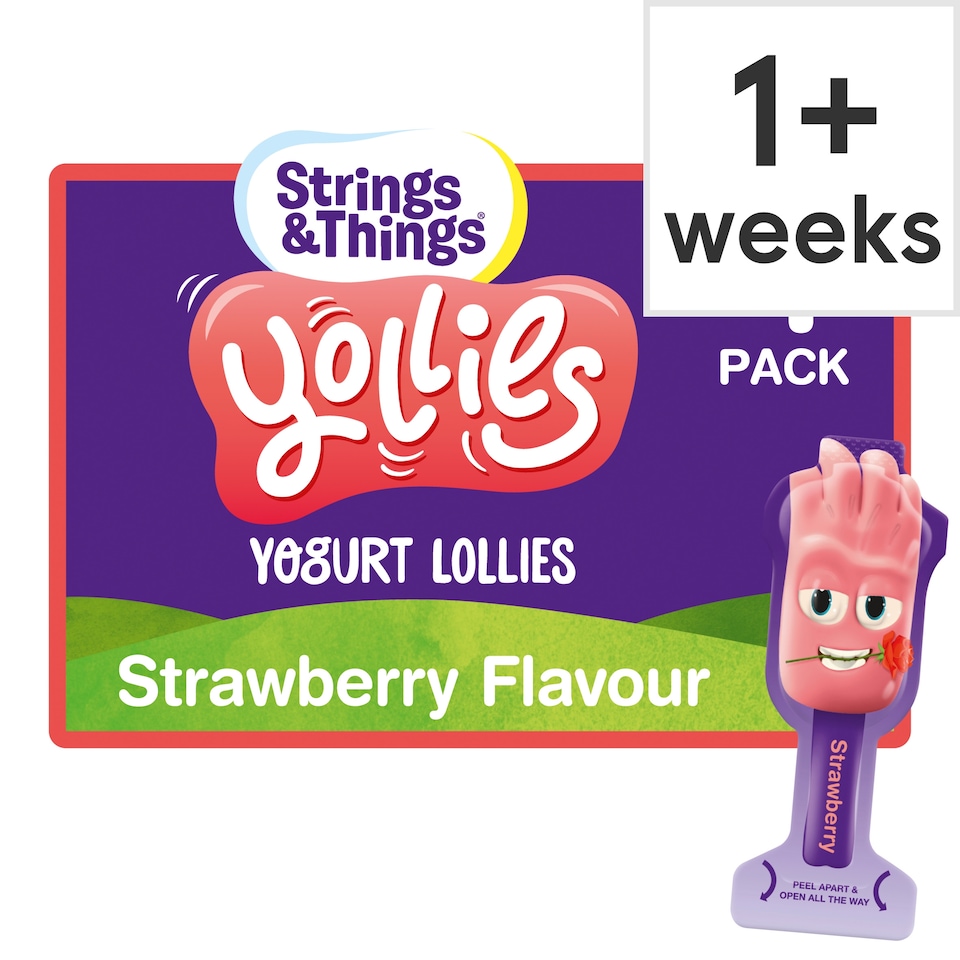 Yollies Strawberry Yogurt 4 X25g
