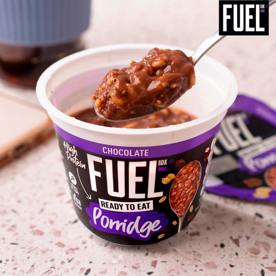 image 1 of FUEL10K Ready to Eat Protein Porridge Oat Cereal Pot Chocolate 210g 