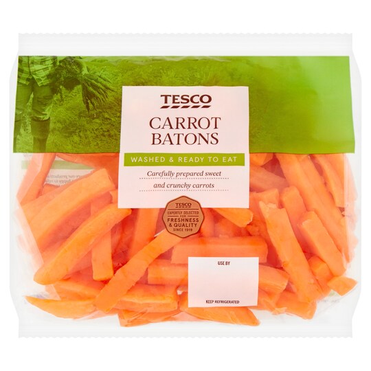 Tesco Carrot Batons 300G Tesco Groceries