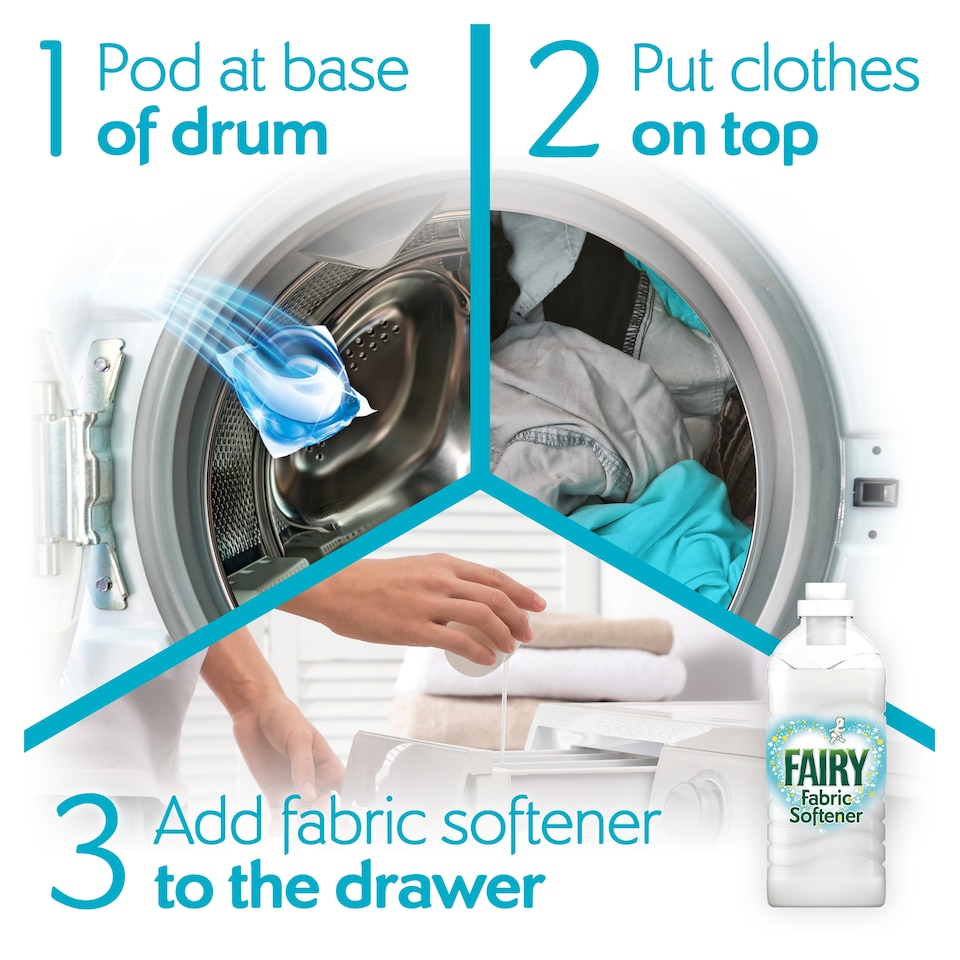 image 1 of Fairy Fabric Softener Fresh 26 Washes 858Ml