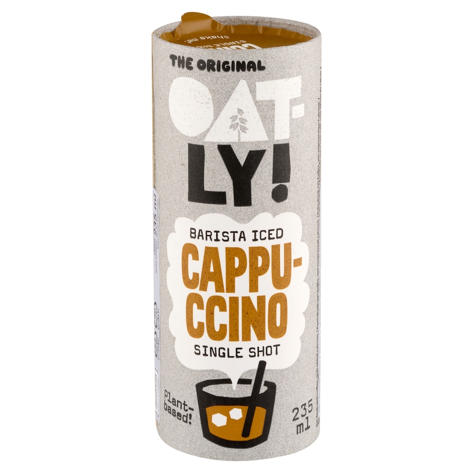 image 1 of Oatly! Barista Iced Cappuccino Oat Drink with Coffee with Added Calcium 235 ml