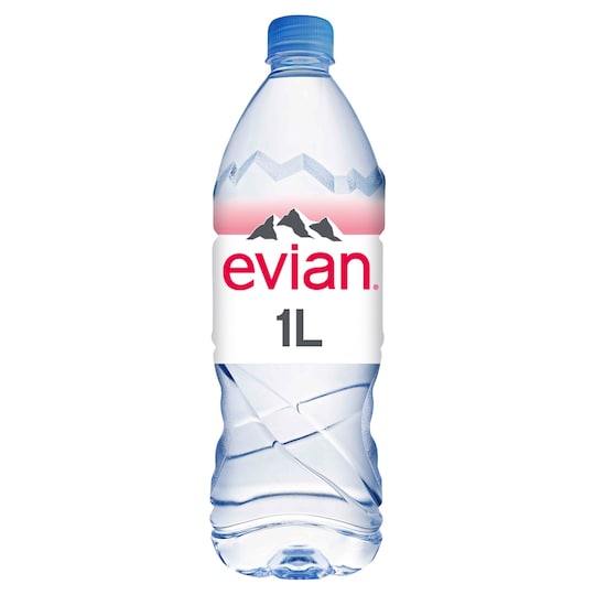Evian Water 1L Tesco Groceries