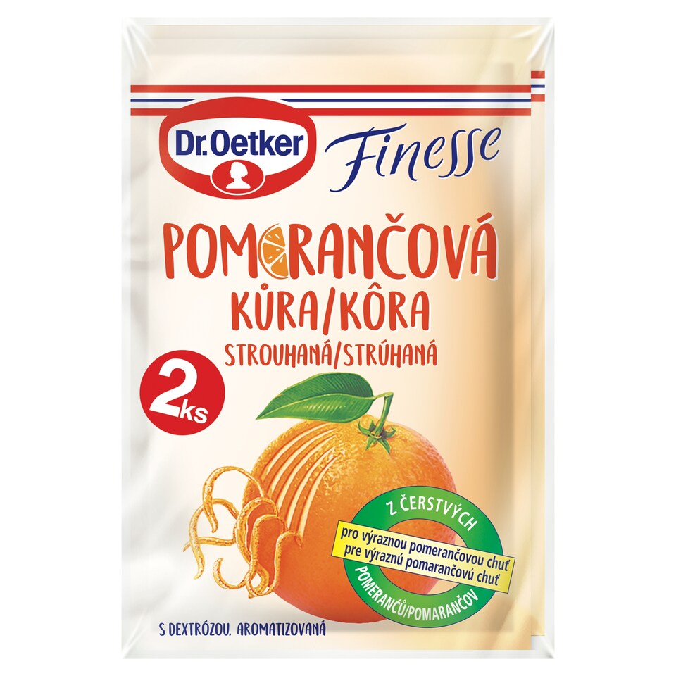 Dr. Oetker Finesse Grated Orange Peel 2 x 6 g