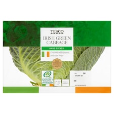 Tesco Green Cabbage Each
