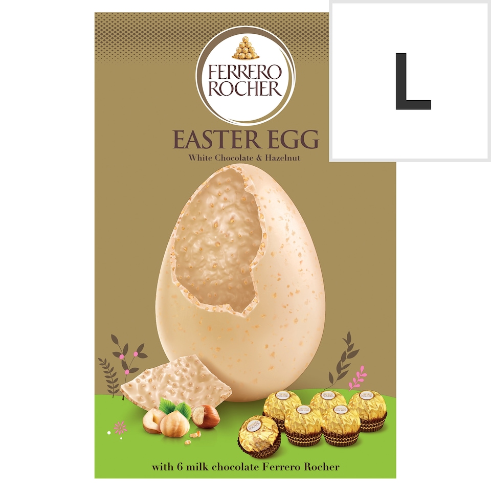 image 1 of Ferrero Rocher Golden E/Egg With White Chocolate 250G