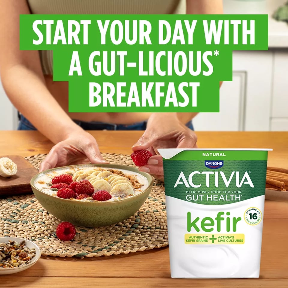 image 1 of Activia Kefir Natural Gut Health Yoghurt 345g