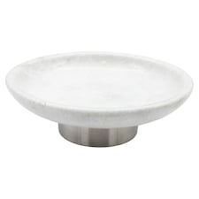 F&F Home Stone and Metal Bowl