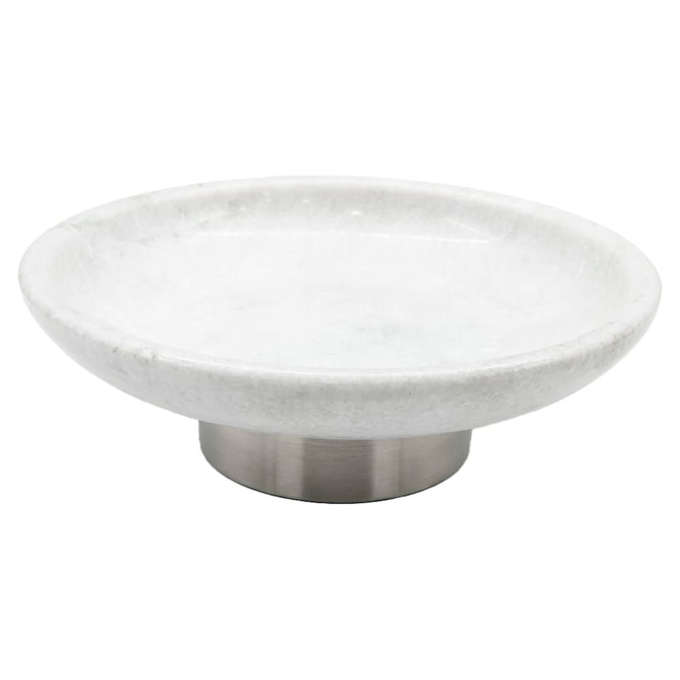F&F Home Stone and Metal Bowl