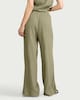 image 2 of F&F Crinkle Textured Wide Leg Co-ord Trousers in Green