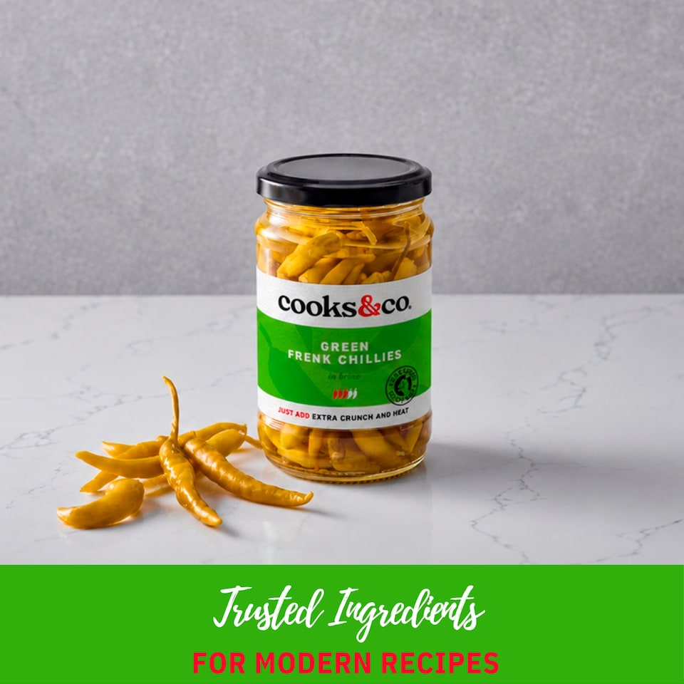 image 1 of Cooks & Co Green Chillies 300G
